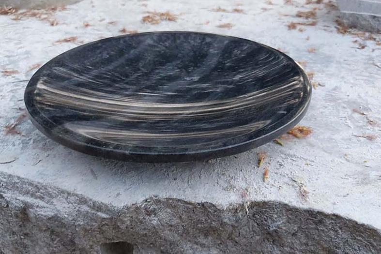 Natural stone washbasin